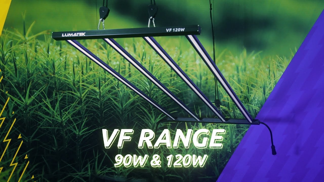 LUMATEK EU | LUMATEK VF 90W & VF 120W RANGE LED HORTICULTURAL LIGHTING - VERTICAL FARMING